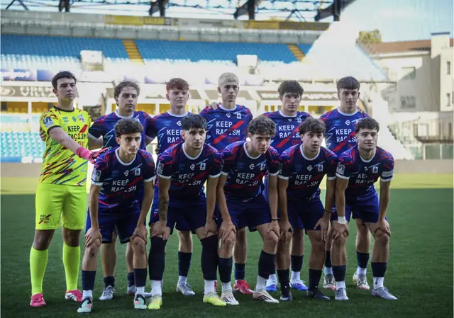 Foto di squadra prima della partita