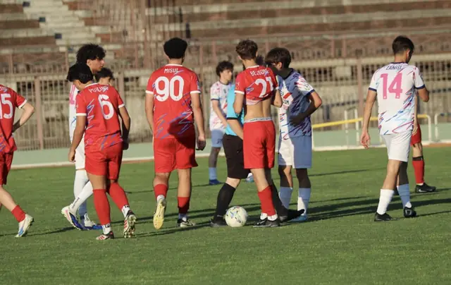 Squadra in rosso a fine partita